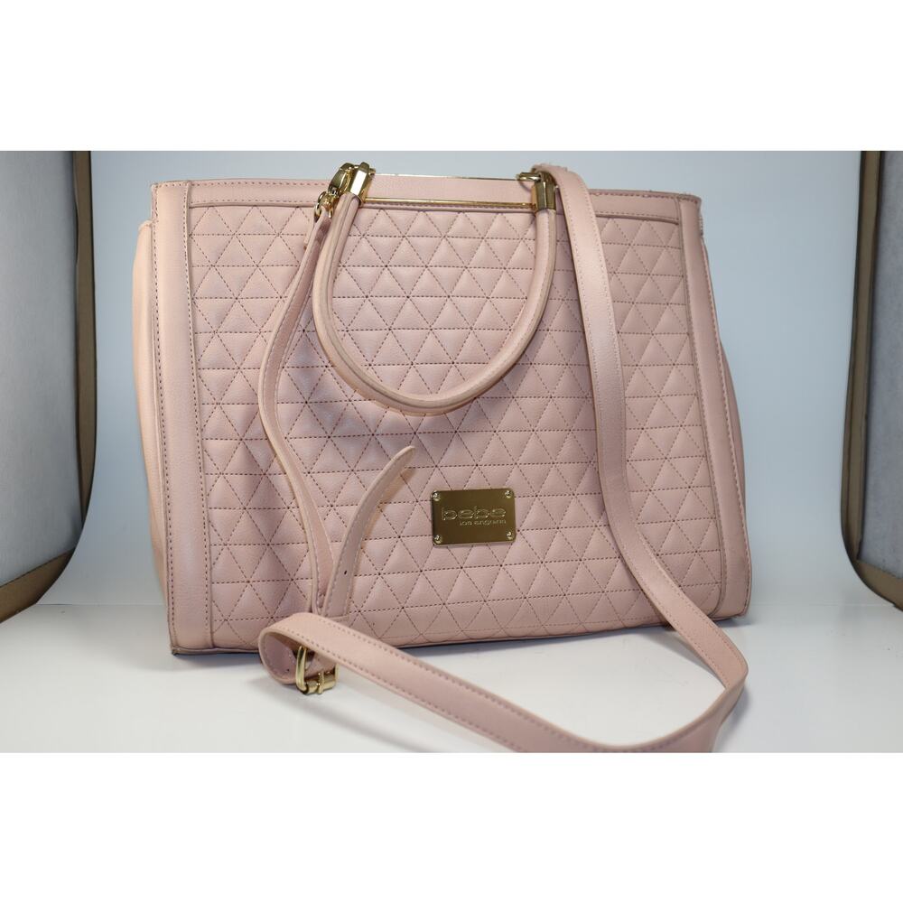 Bebe Pale pink tote